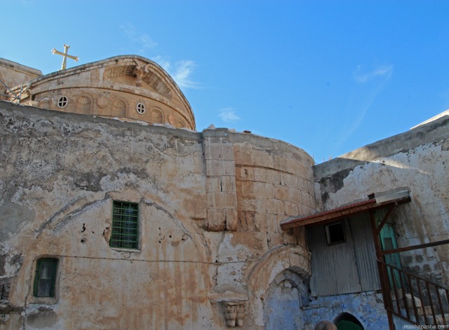 Coptic & Ethiopian Monasteries on the Holy Sepulchre roof