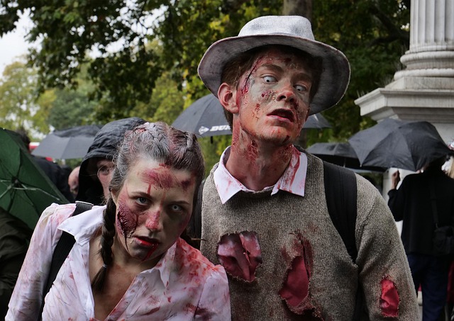 Purim Zombie-Walk in Tel Aviv