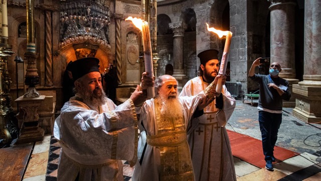 Holy Fire Ceremony