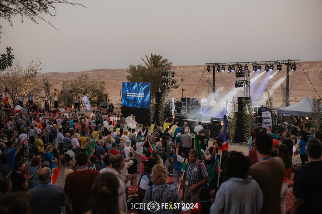 ICEJ Feast – Opening Desert Celebration